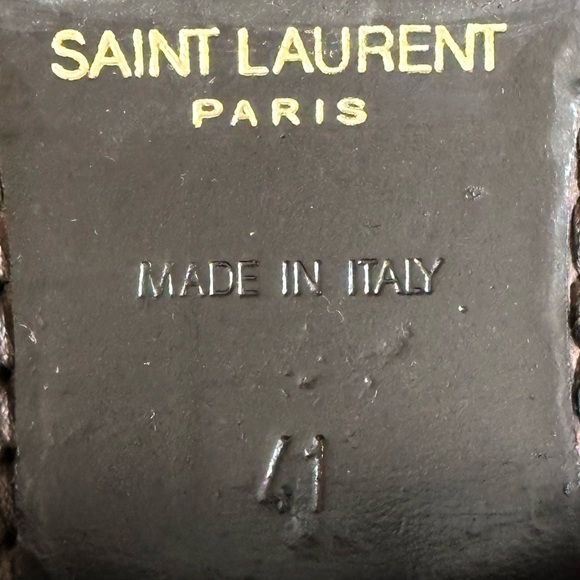 SAINT LAURENT WYATT JODHPUR DEEP BLOOD SUEDE BOOTS - Picture 11 of 12